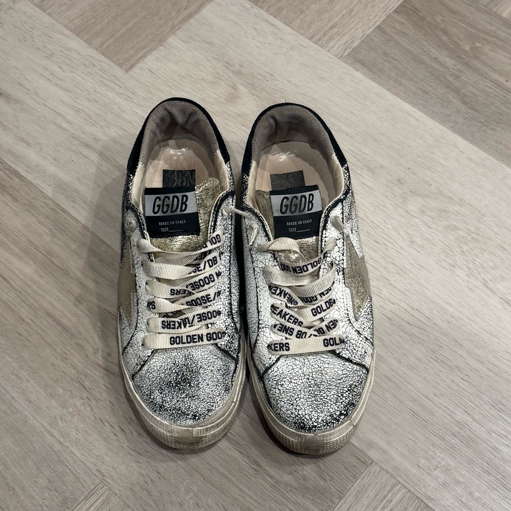Golden Goose Crackled May Sneaker